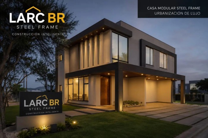 Diseño moderno y construcción Steel Frame para viviendas a medida