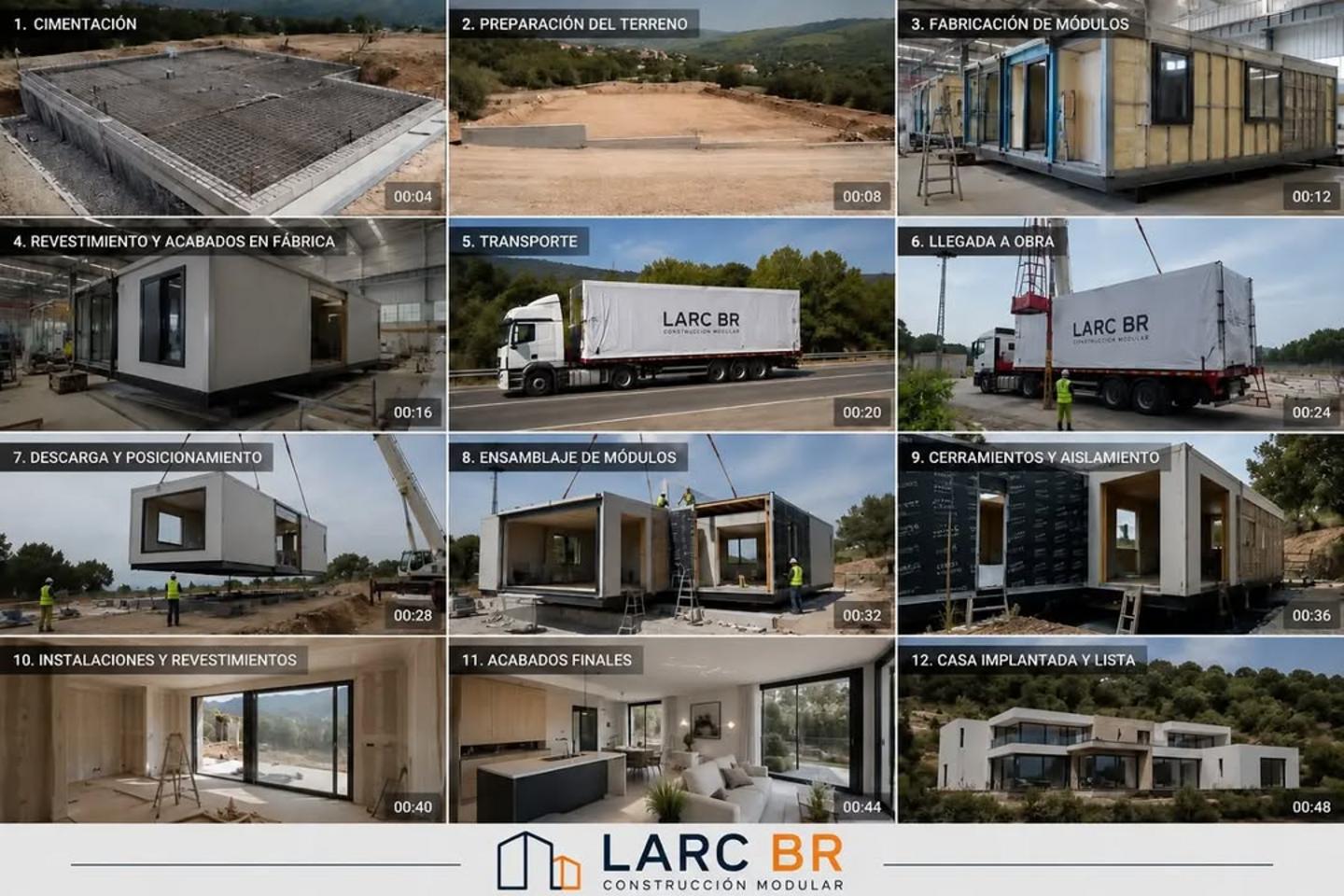 Proceso de construcción de una vivienda modular